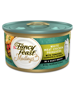 Fancy Feast Elegant Medleys White Meat Chicken Primavera Canned Cat Food