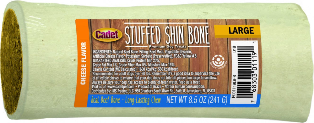 Cadet Gourmet Stuffed Medium Shin Dog Bone
