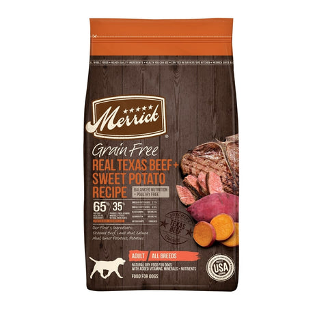 Merrick Grain Free Real Texas Beef & Sweet Potato Dry Dog Food