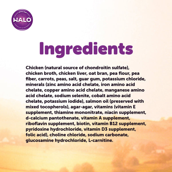Halo Senior Chicken Recipe Canned Dog Food
