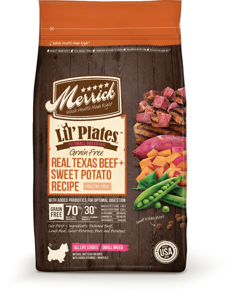 Merrick Lil' Plates Small Breed Grain Free Real Beef & Sweet Potato Dry Dog Food