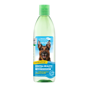 Tropiclean Fresh Breath Water Additive Plus Digestive Support for Dogs