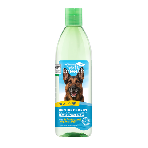 Tropiclean Fresh Breath Water Additive Plus Digestive Support for Dogs