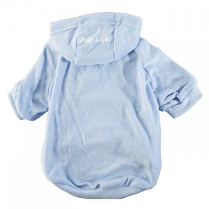 Pet Life Blue French Terry Cotton Dog Hoodie