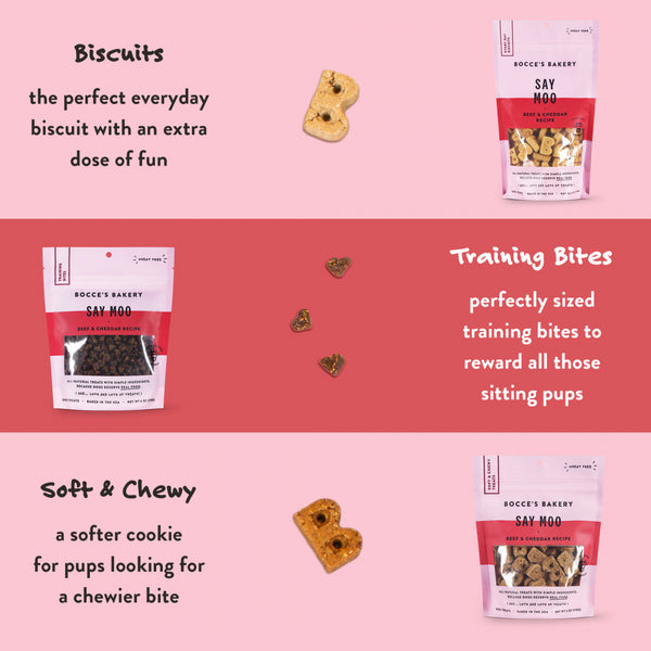 Bocce's Bakery Every Day Say Moooo Soft & Chewy Dog Treats