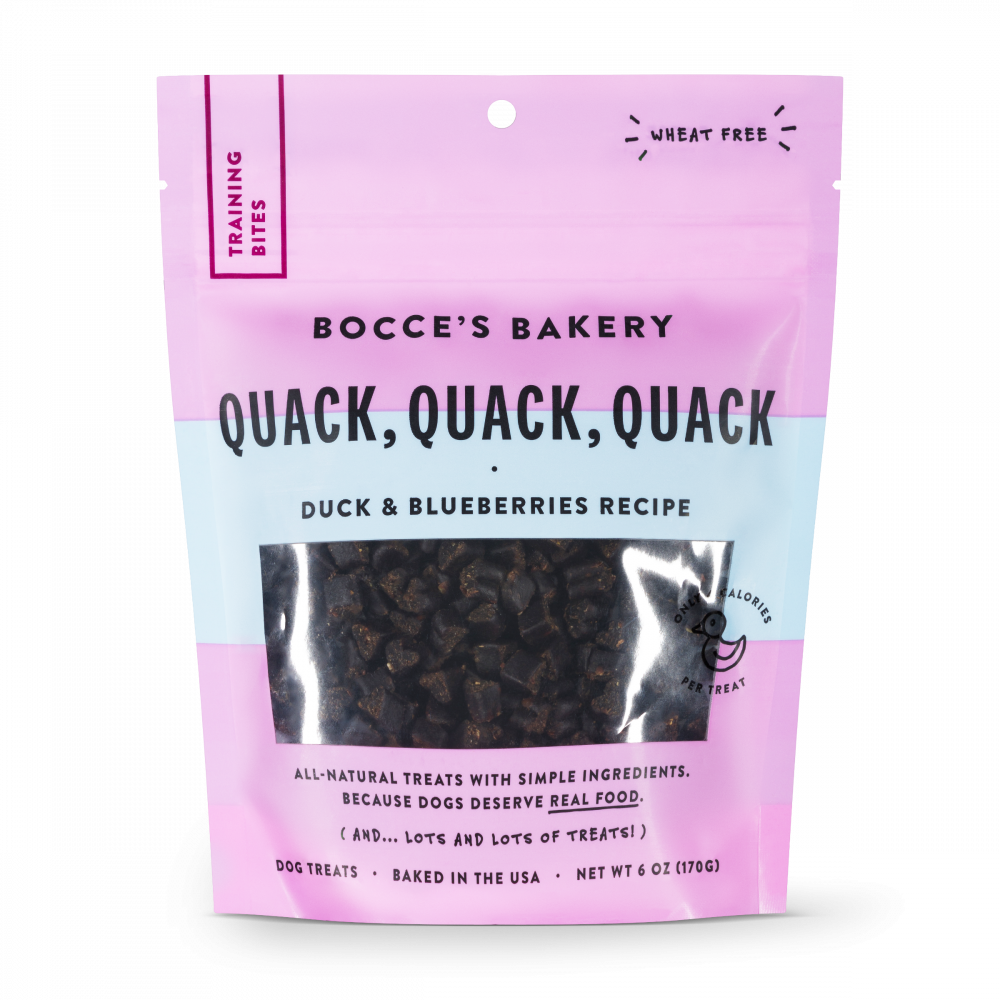Bocce's Bakery Every Day Quack, Quack, Quack Training Bites Dog Treats