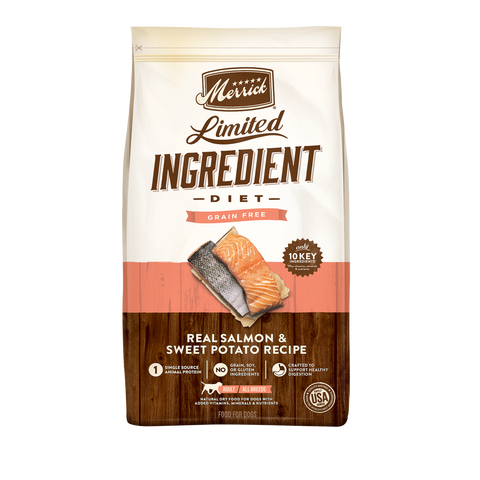 Merrick Limited Ingredient Diet Grain Free Real Salmon & Sweet Potato Recipe Dry Dog Food