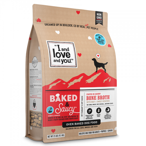 I and Love and You Baked & Saucy Beef & Sweet Potato Dry Dog Food